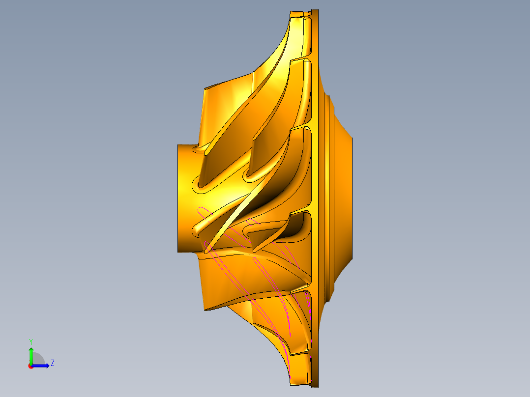 离心压气机试验台设计-左视图