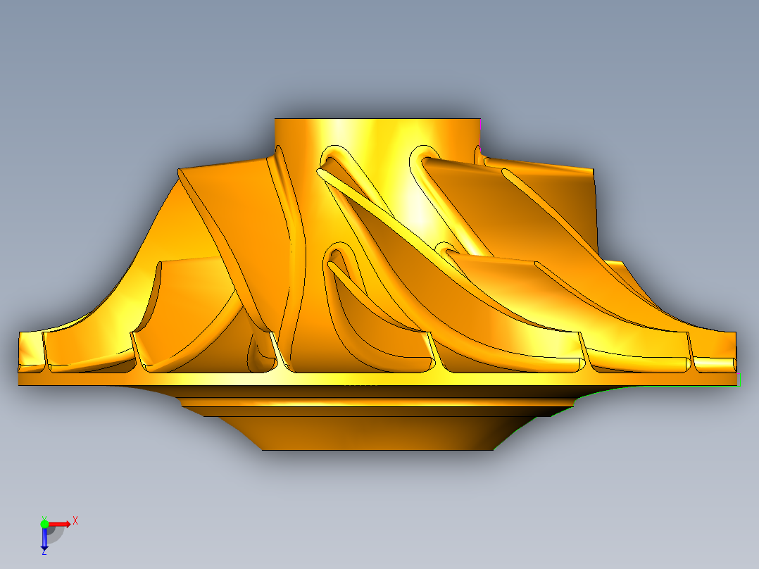 离心压气机试验台设计-俯视图