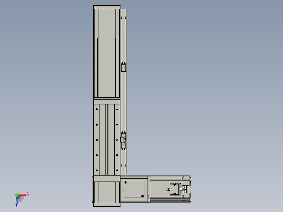 欧规系列-LB8-L150-S200-BL-ZP75-C3俯视图