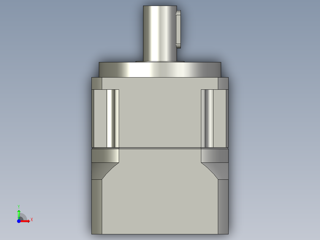 斜齿PGH090-L1 19-70-90-M5 输出PCD105.STEP前视图