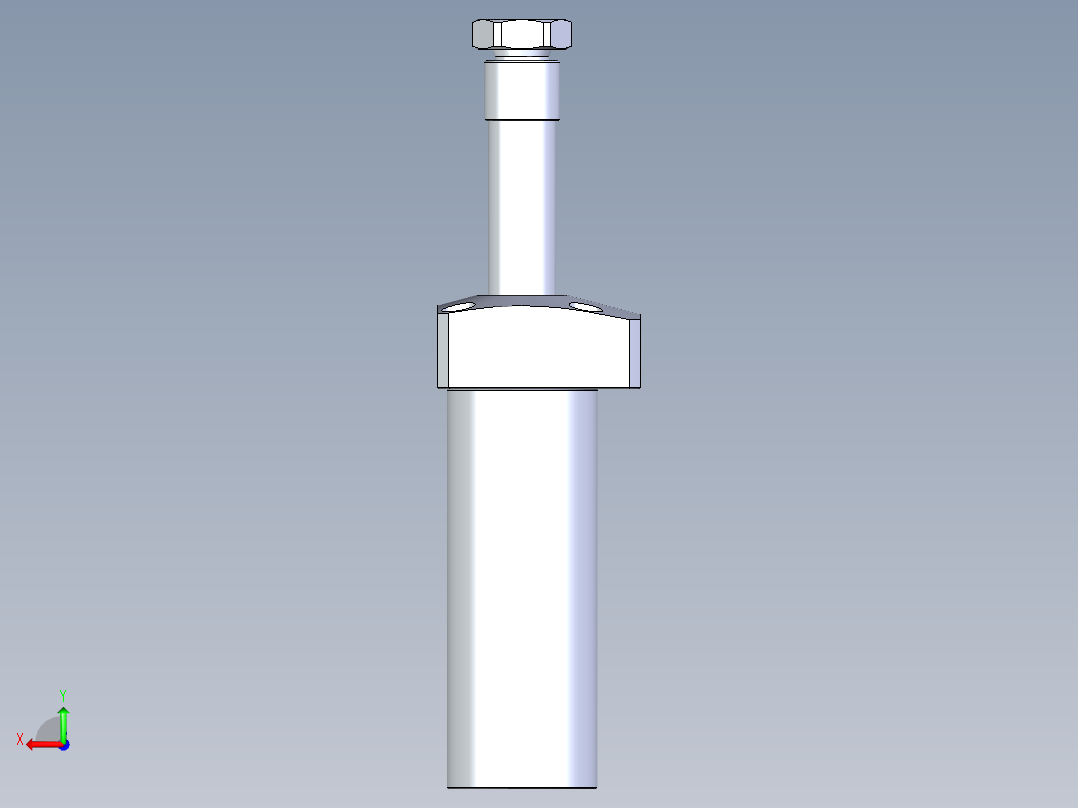 KOSMEKLHA0400-SR-Q35多系列多零件图纸模型后视图