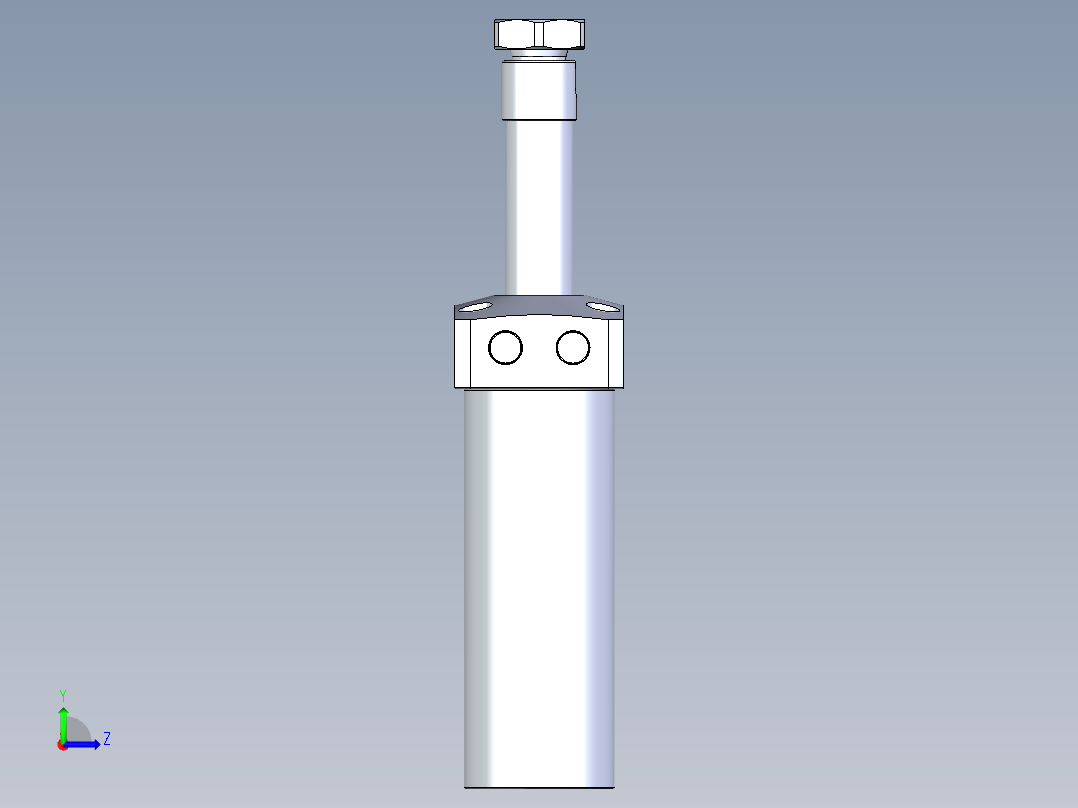 KOSMEKLHA0400-SR-Q35多系列多零件图纸模型左视图
