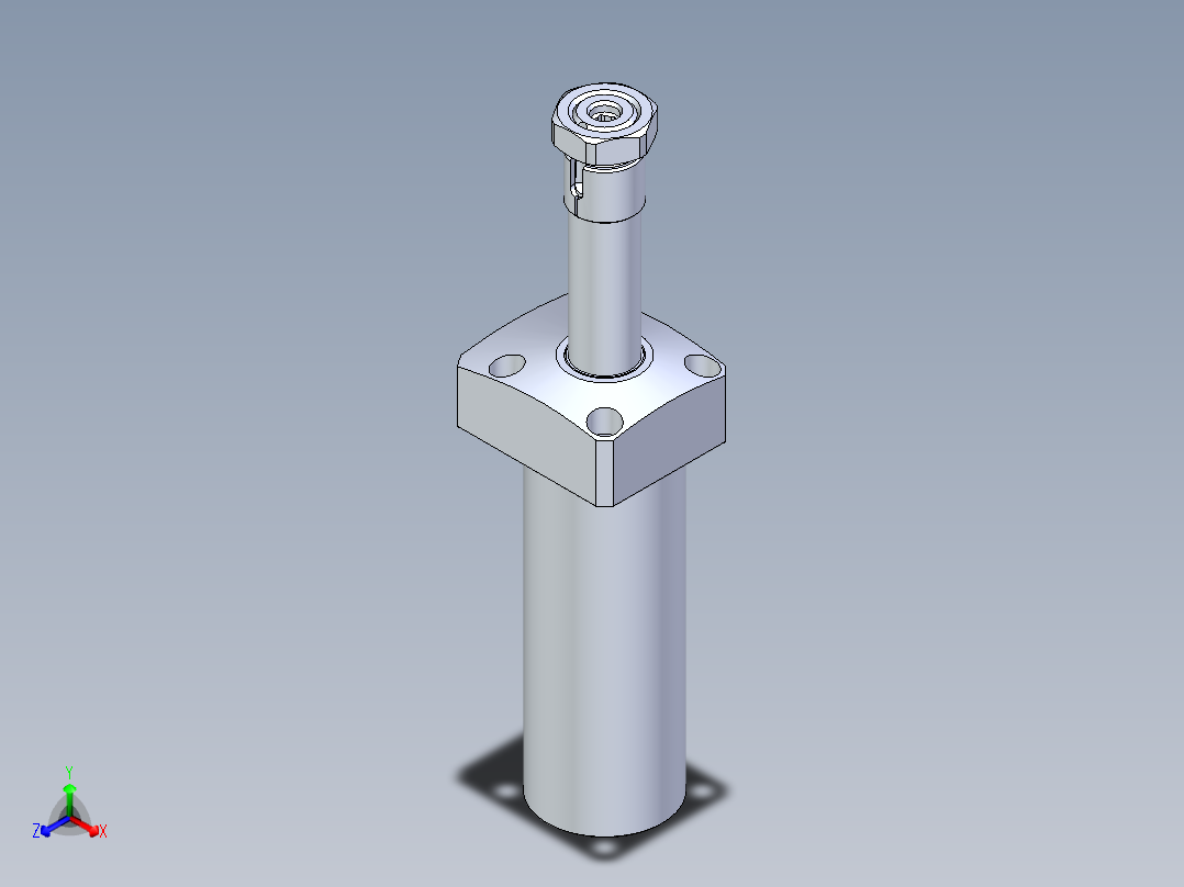 KOSMEKLHA0400-SR-Q35多系列多零件图纸模型正等轴测图