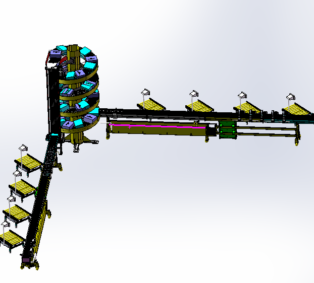自动升降环形动力生产称重线sw17可编辑