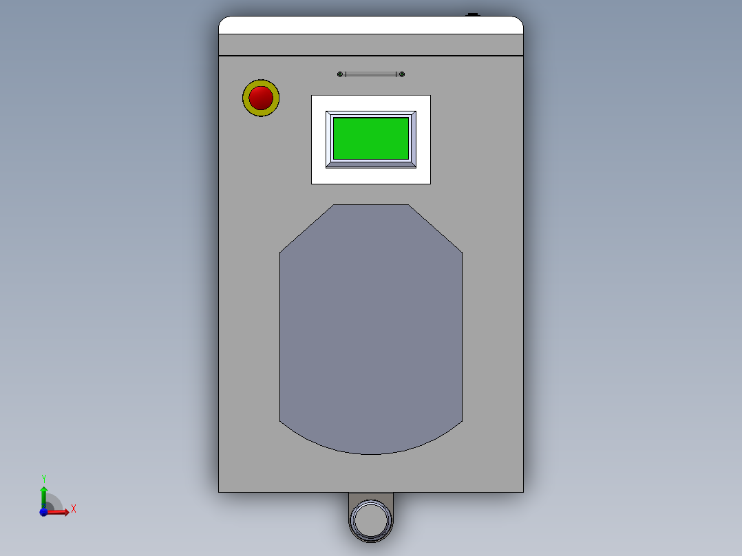 PCB板翻板机sw21可编辑前视图