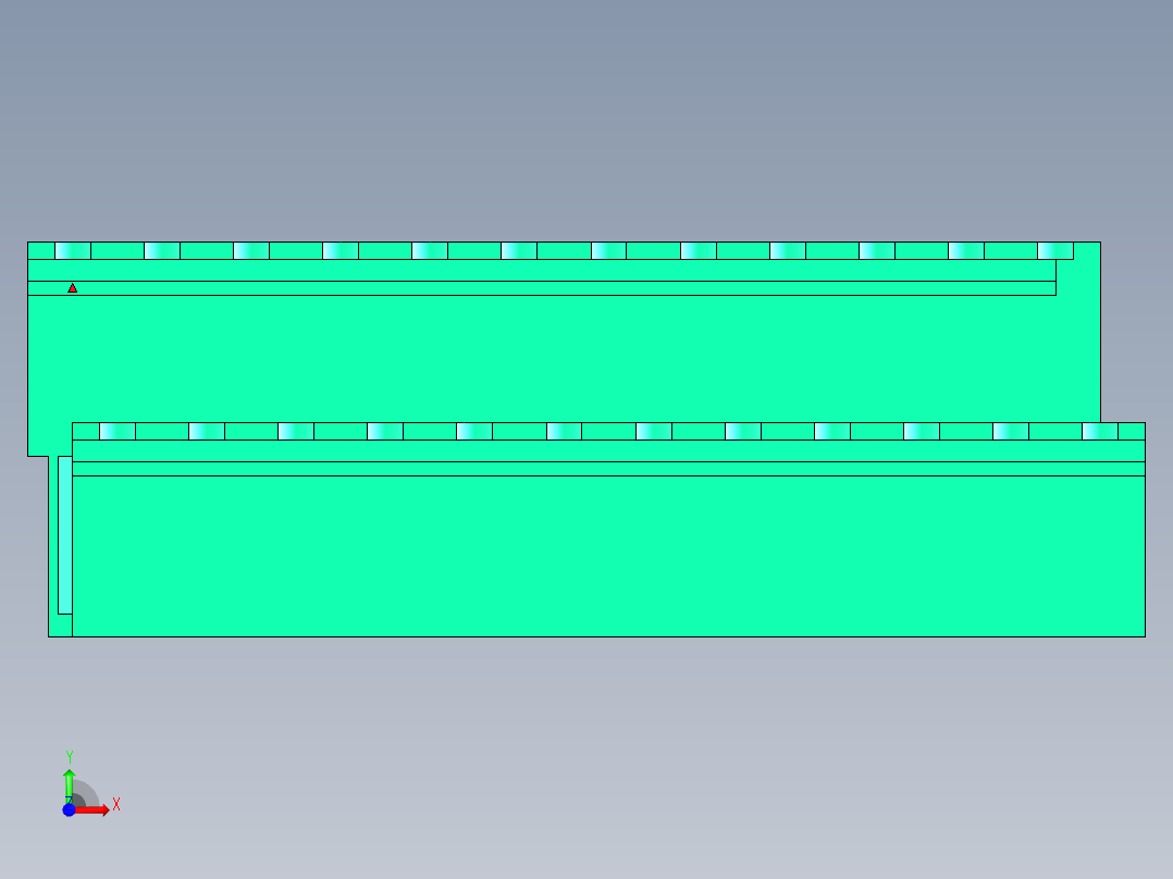 DEGSON 2EDG 系列 5.0mm 可插拔接线端子组-2EDGRT-5.0-24P-14-00AH前视图