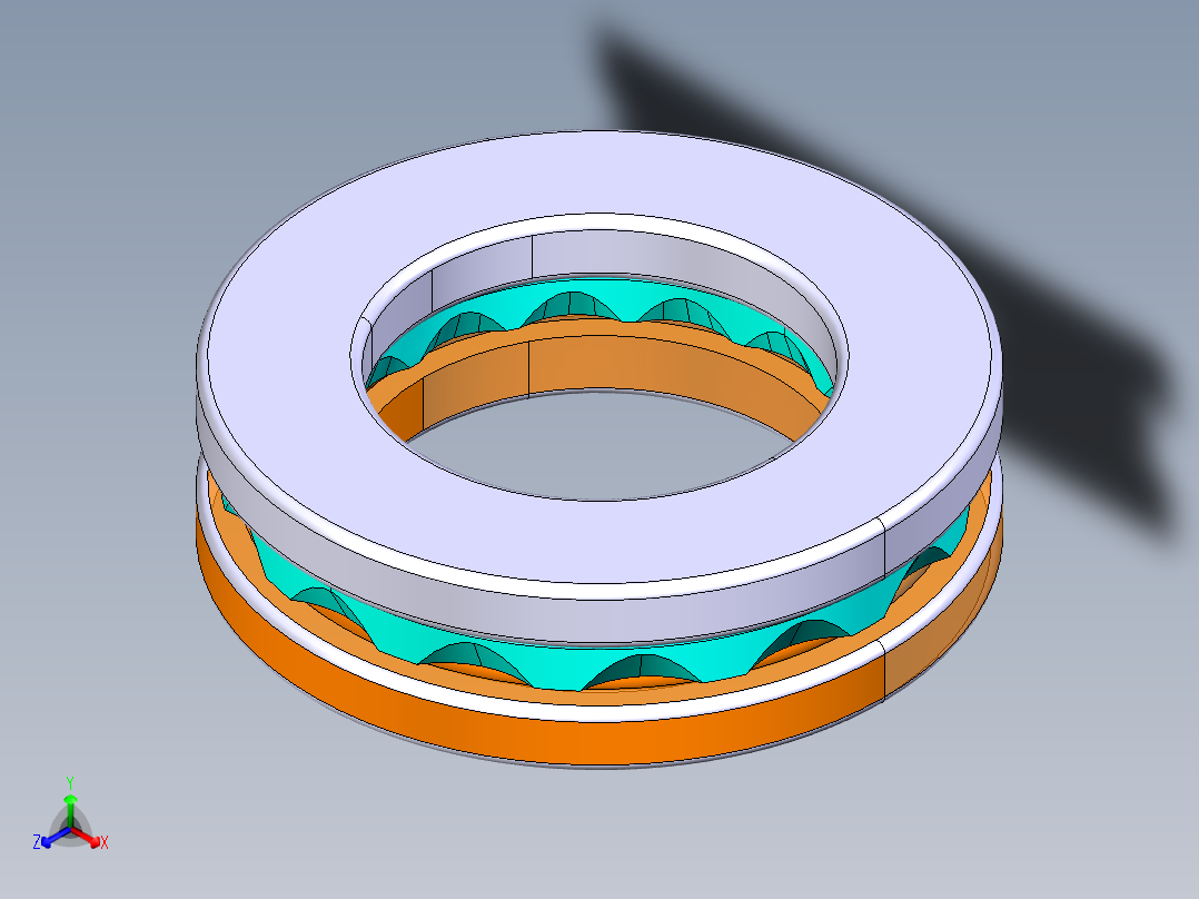 平面推力球轴承51208