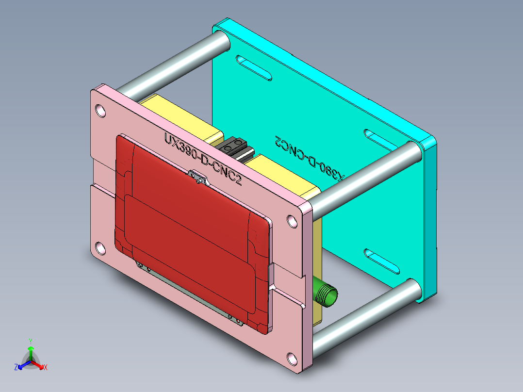 UX390-D-CNC2-0504正等轴测图