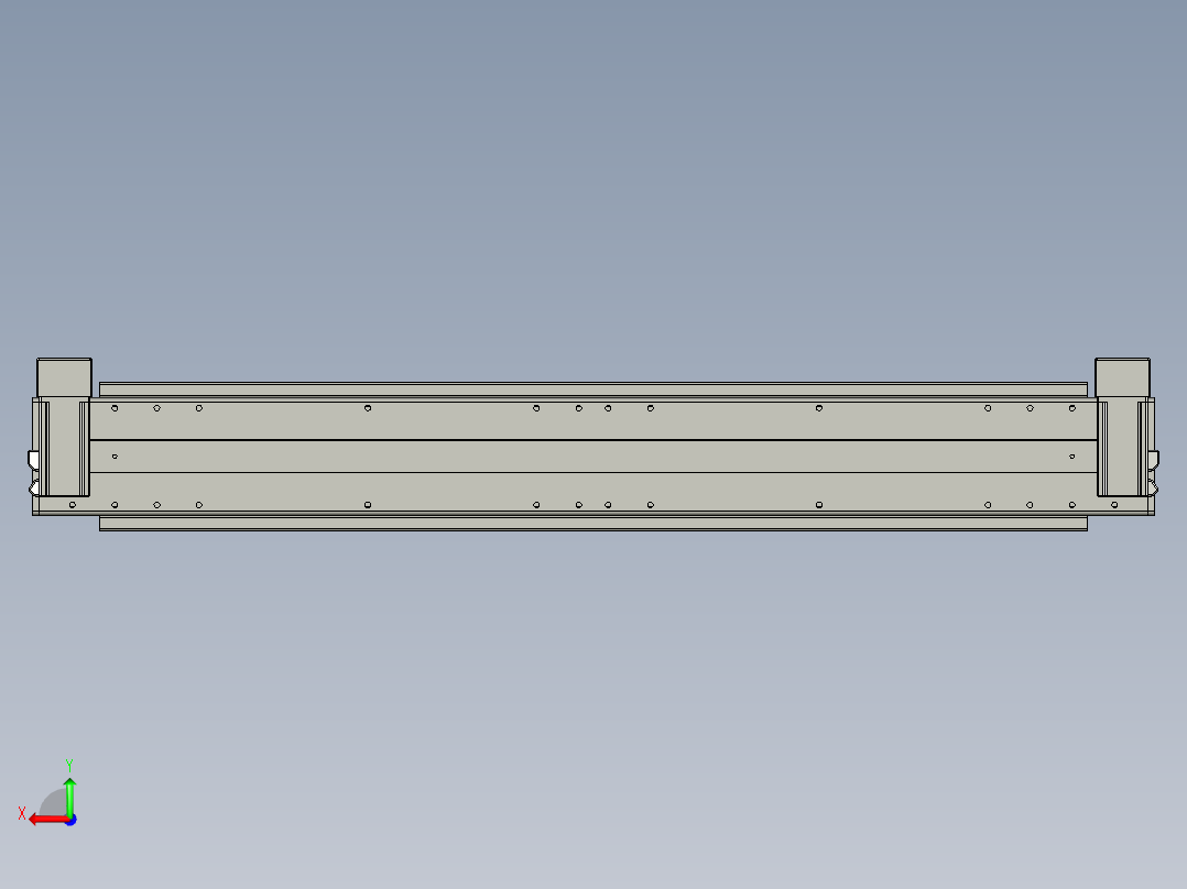 威洛博双电机滑台-VBF14S2-L50-S750-BD-P40-C6后视图