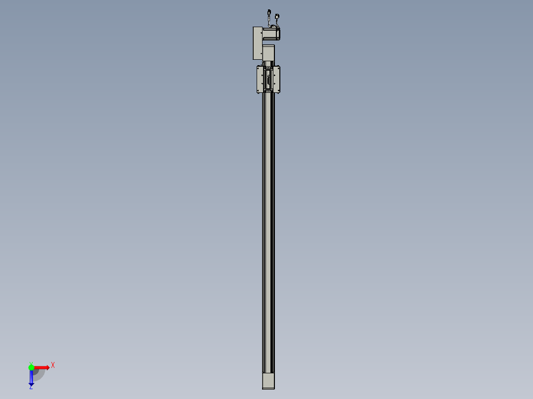 威洛博直线电机模组EB6-L70-S1350-BL-P40-MS3俯视图