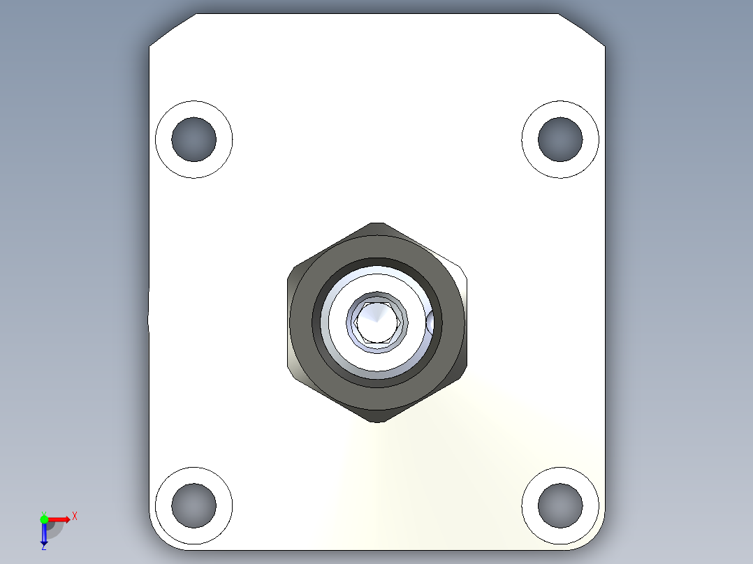 KOSMEKWHE1600-2ALD多系列多零件图纸模型俯视图