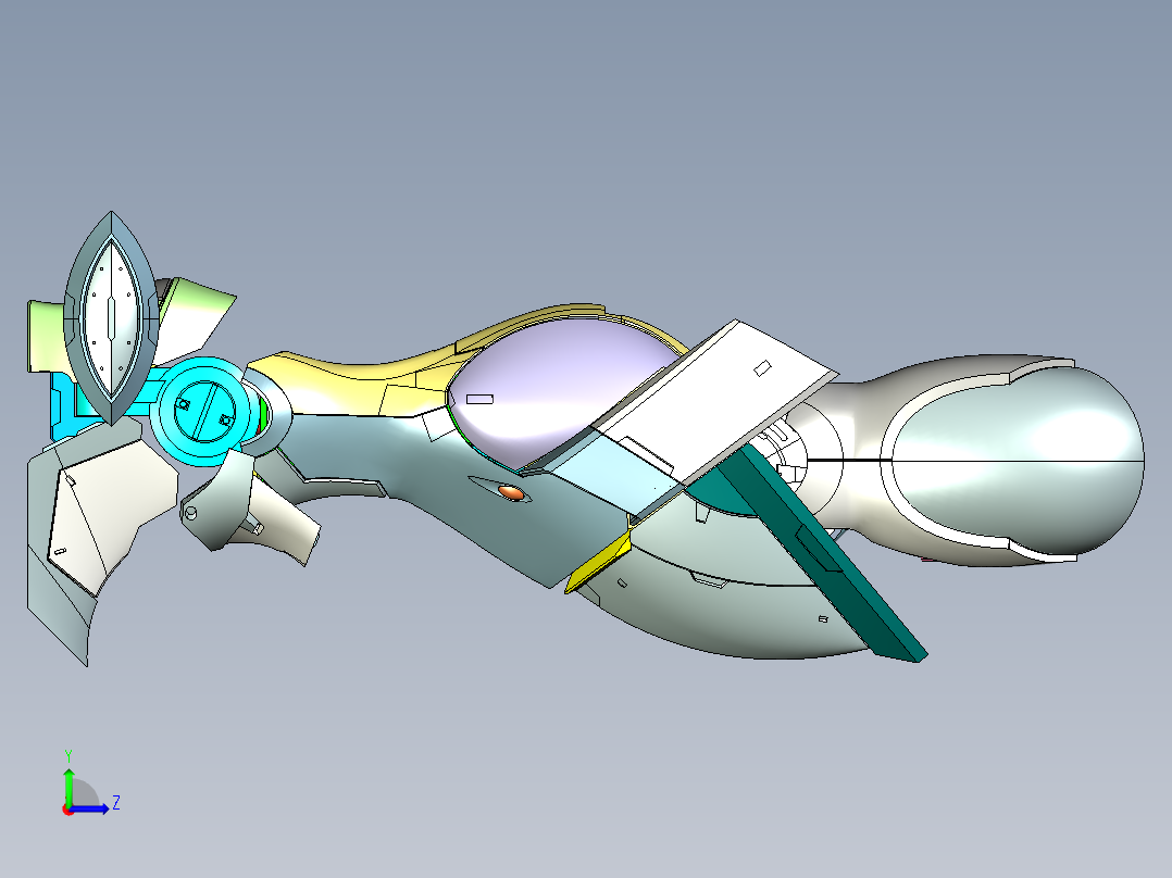 toybox-帅气高达左视图