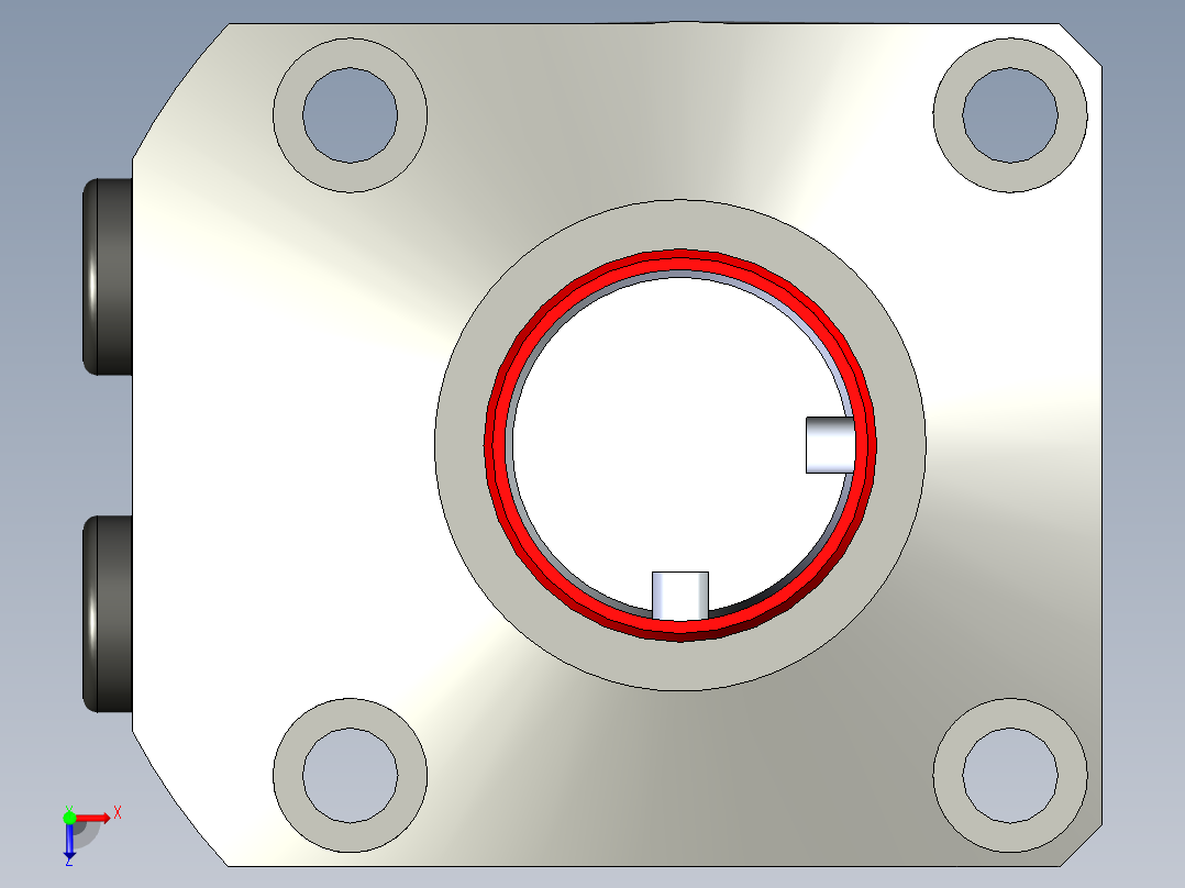 KOSMEKLHS0550-CL-F多系列多零件图纸模型俯视图