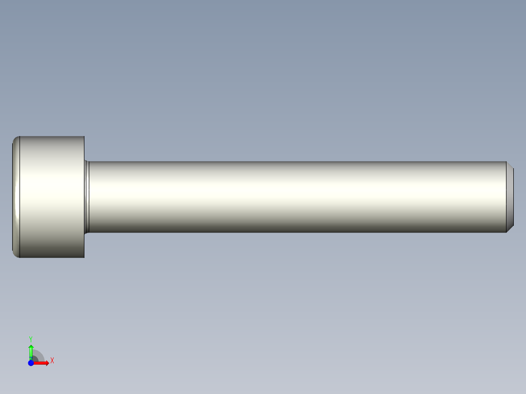 螺钉-DIN_912-M5x30.stp前视图