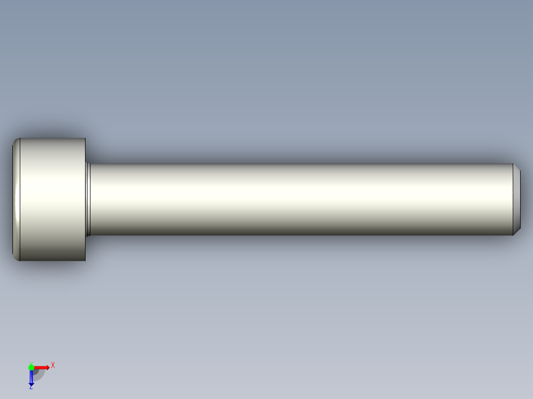 螺钉-DIN_912-M5x30.stp俯视图