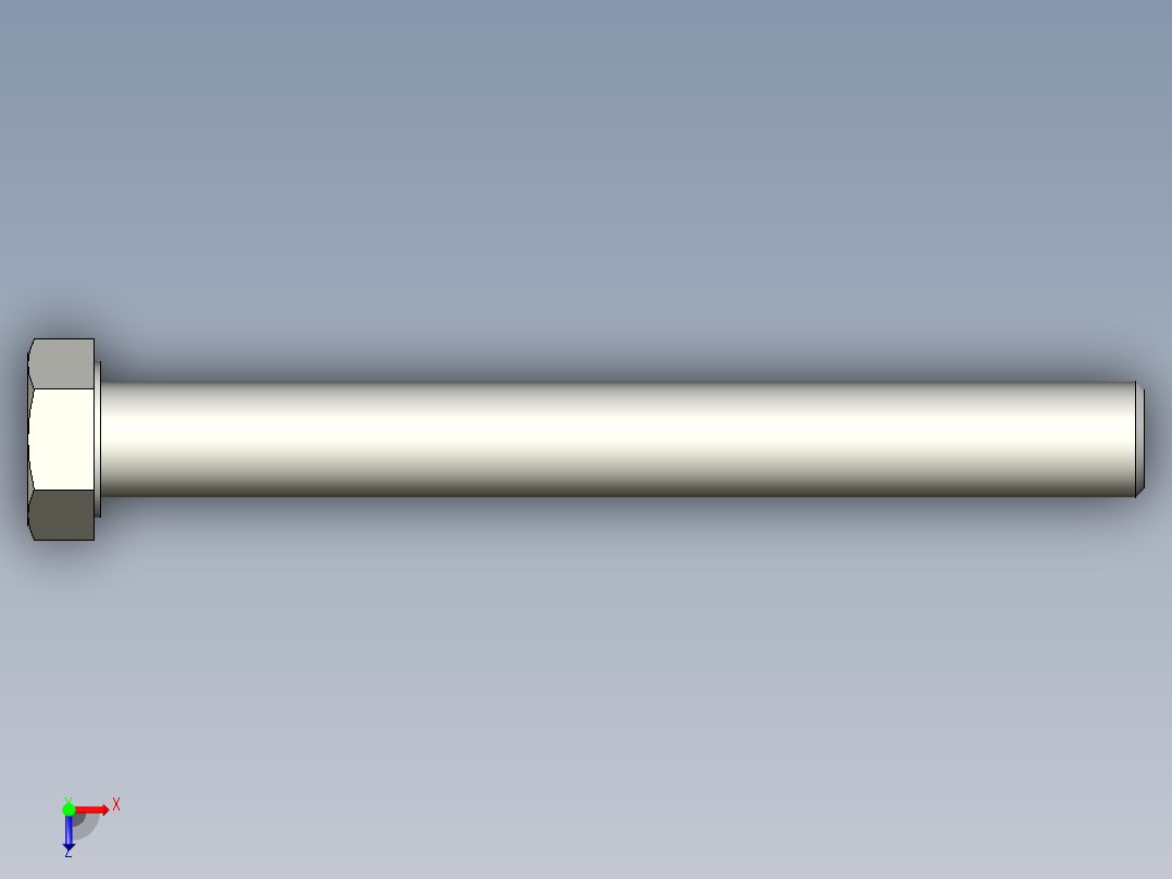 螺钉-DIN_931-M20x2.5x180_30.stp俯视图