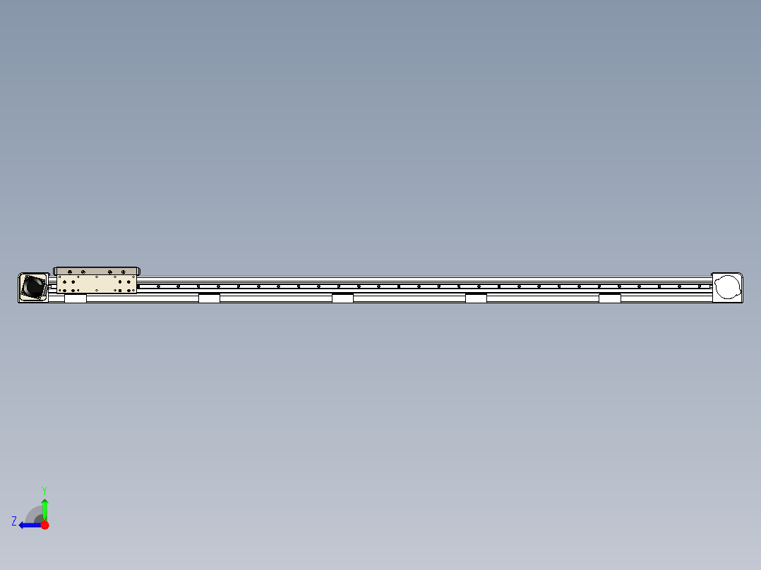 同步带滑台-欧规B8H-L176-S1700-L-ZP40-D3-N5右视图