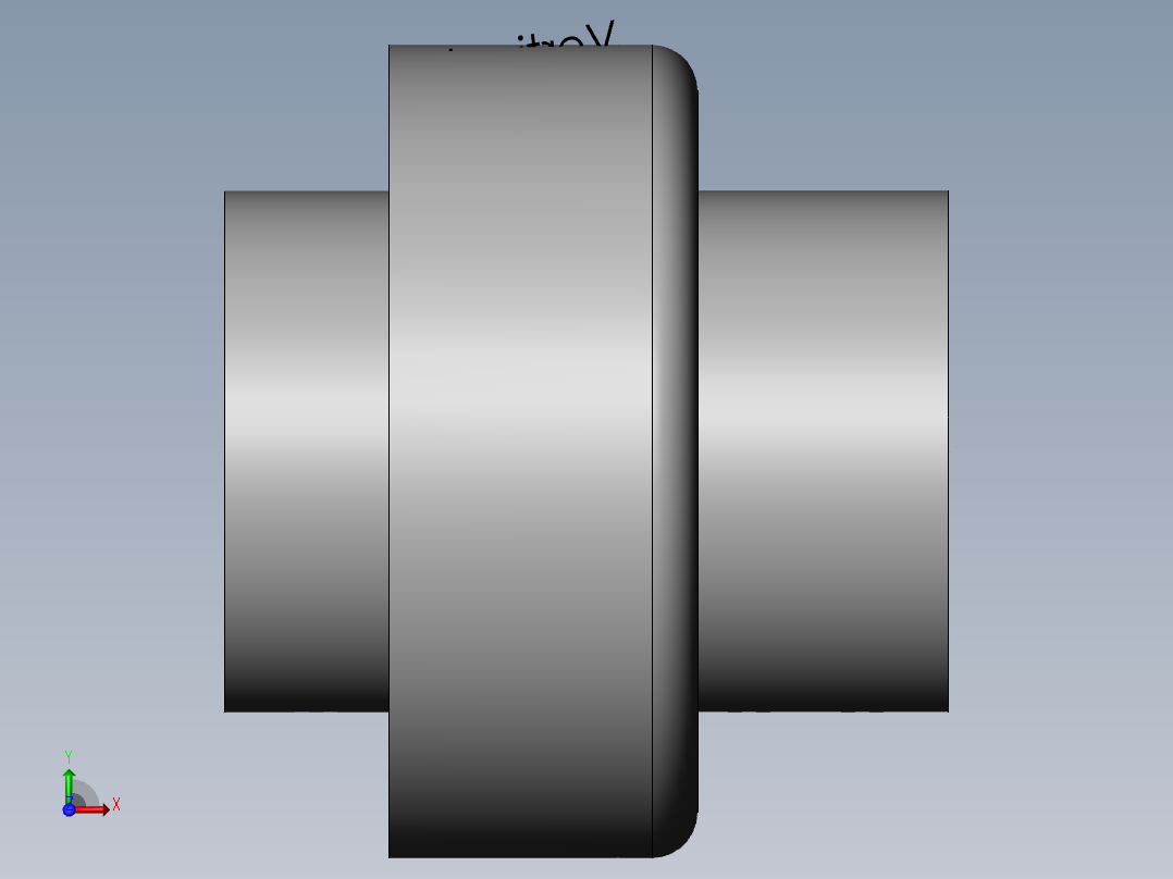 PVC公制管件-32 WALL PVC PIPE FITTING左视图
