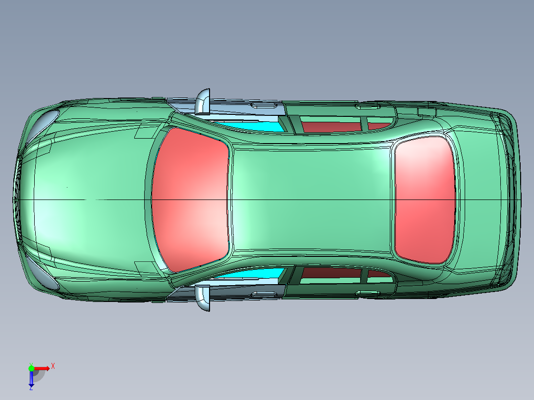 汽车2 (16)俯视图