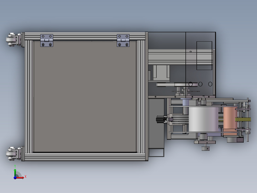 电容剪脚折弯（sw18可编辑+工程图+bom）前视图