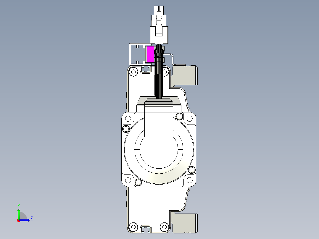 威洛博QF14-Lxx-C-S240-BC-ZP40-C3左视图