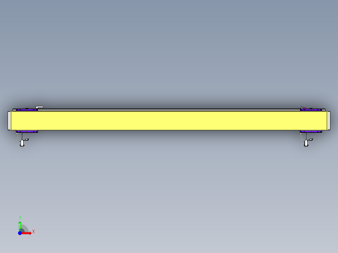 威洛博VL系列直线电机模组-2VL14S2-S1900前视图