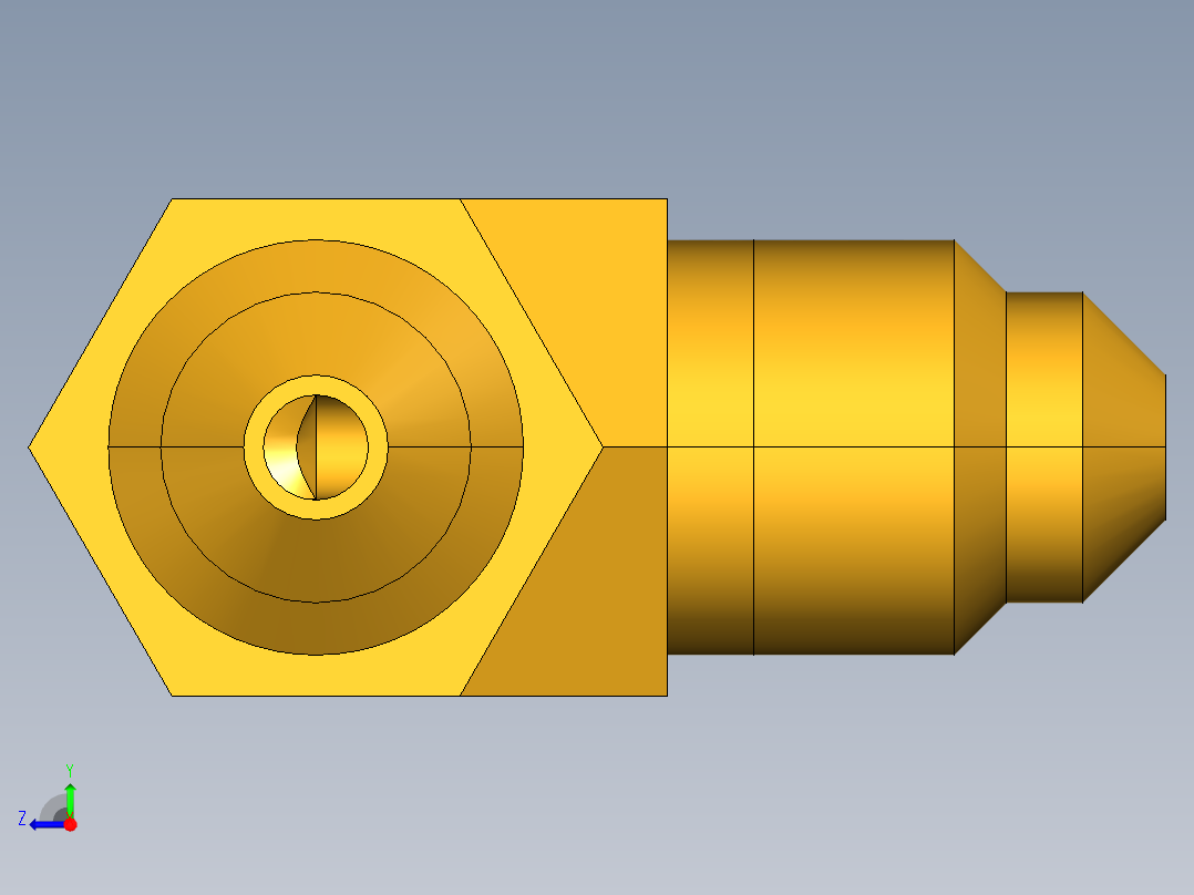 扩口式工业通用硬管接头Union Elbow 155F-2右视图