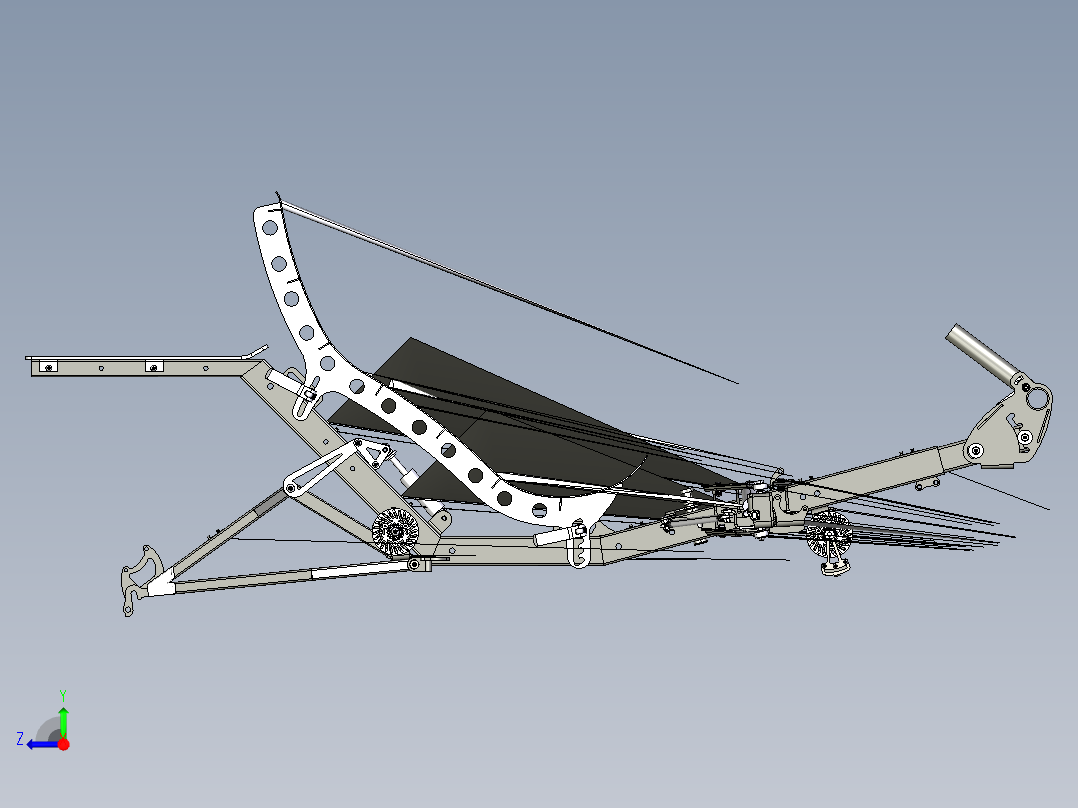卧式脚踏三轮车-1--stp右视图