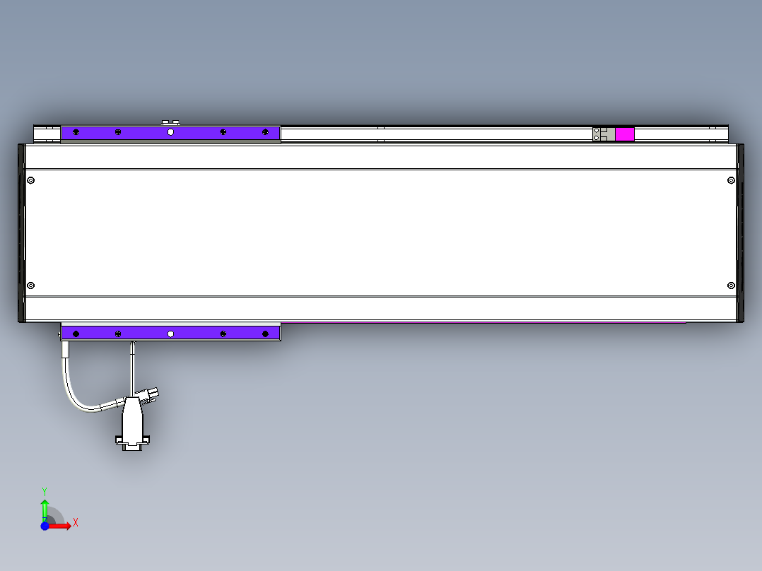 威洛博VL系列直线电机模组-VL17E3-S400前视图