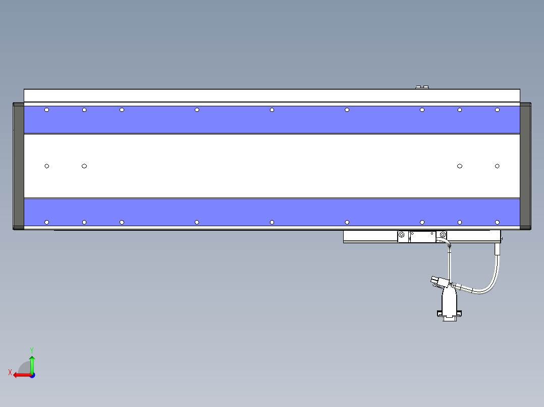 威洛博VL系列直线电机模组-VL17E3-S400后视图
