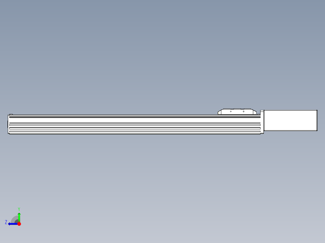 同步带全封闭直线模组TPA-HCB-85D-90-L600-ML-Y-P20-N3右视图