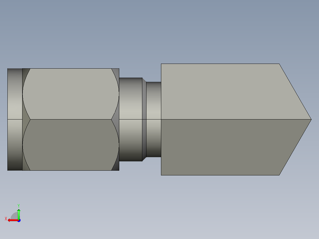 卡套式工业通用硬管接头6-6_cbu-s后视图