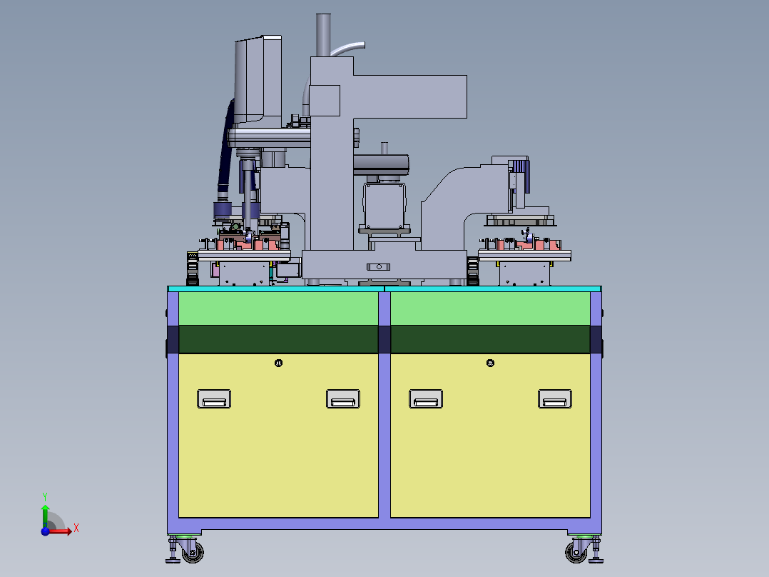 华为S7S8平板电脑组装设备前视图