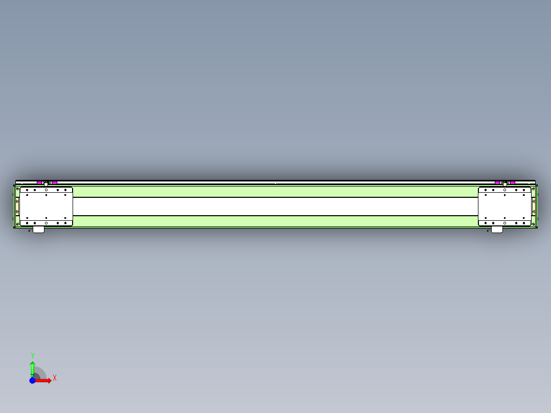 威洛博LC系列3d模型模组2LC17E2Y-S1550前视图