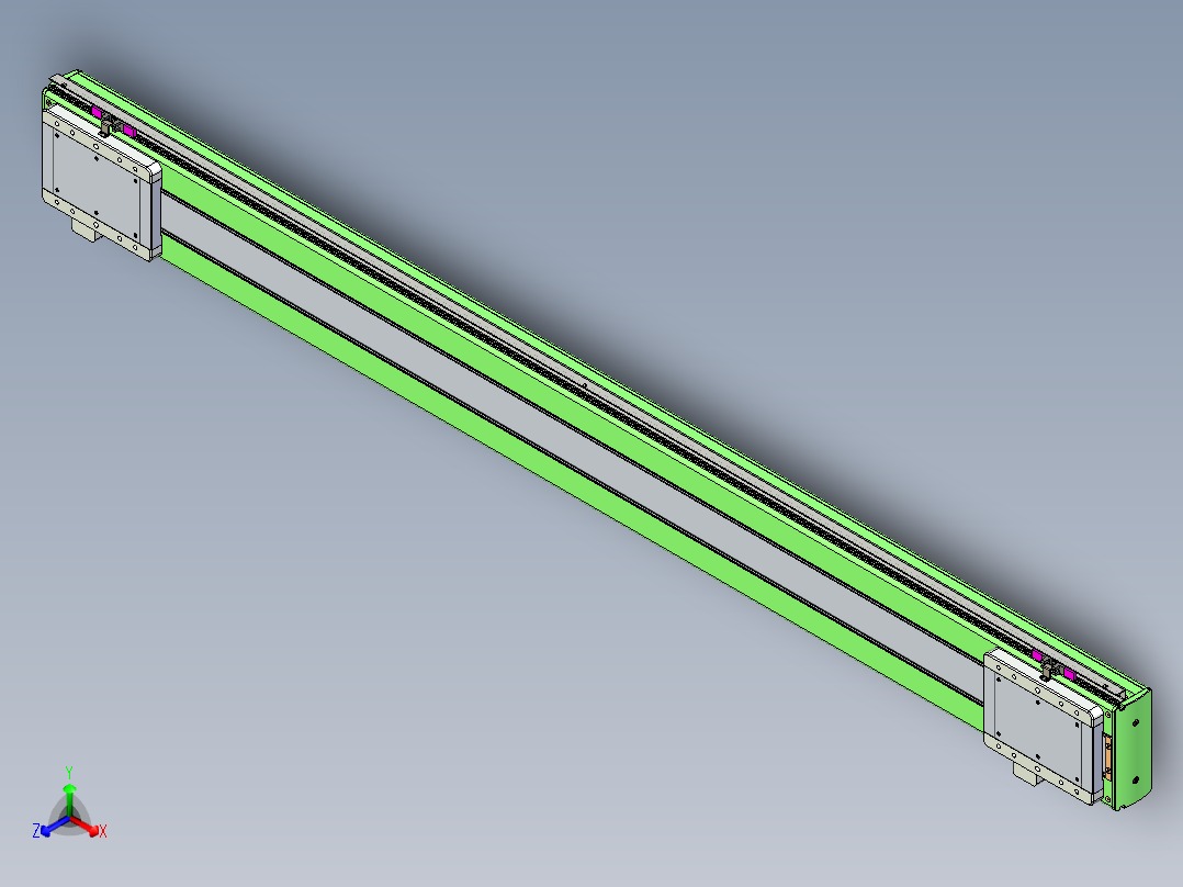 威洛博LC系列3d模型模组2LC17E2Y-S1550正等轴测图