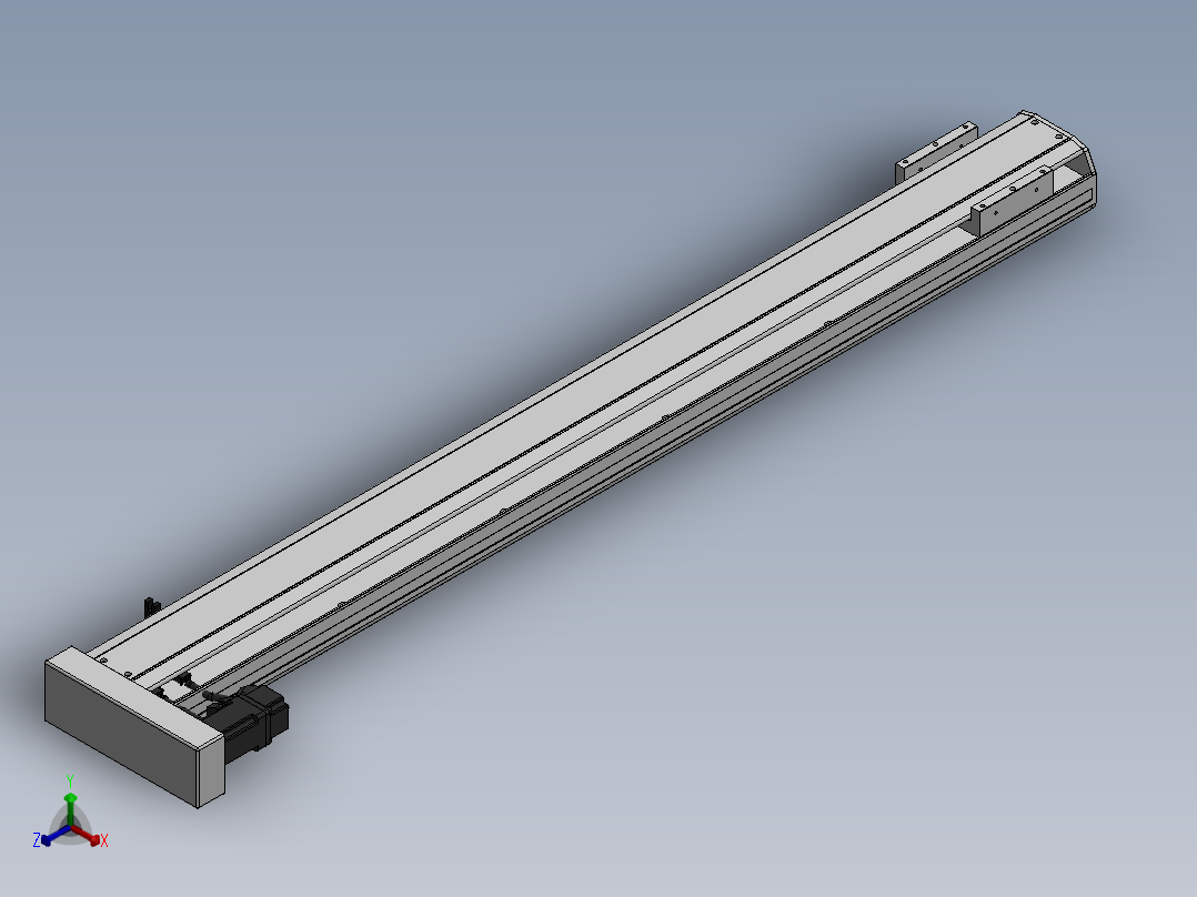 精密模组MY120-T10-950L-BL-P10B-C4-C正等轴测图