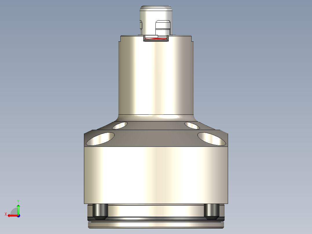 KOSMEKSFA3000-M1A-130-H65多系列多零件图纸模型多系列多零件图纸模型后视图