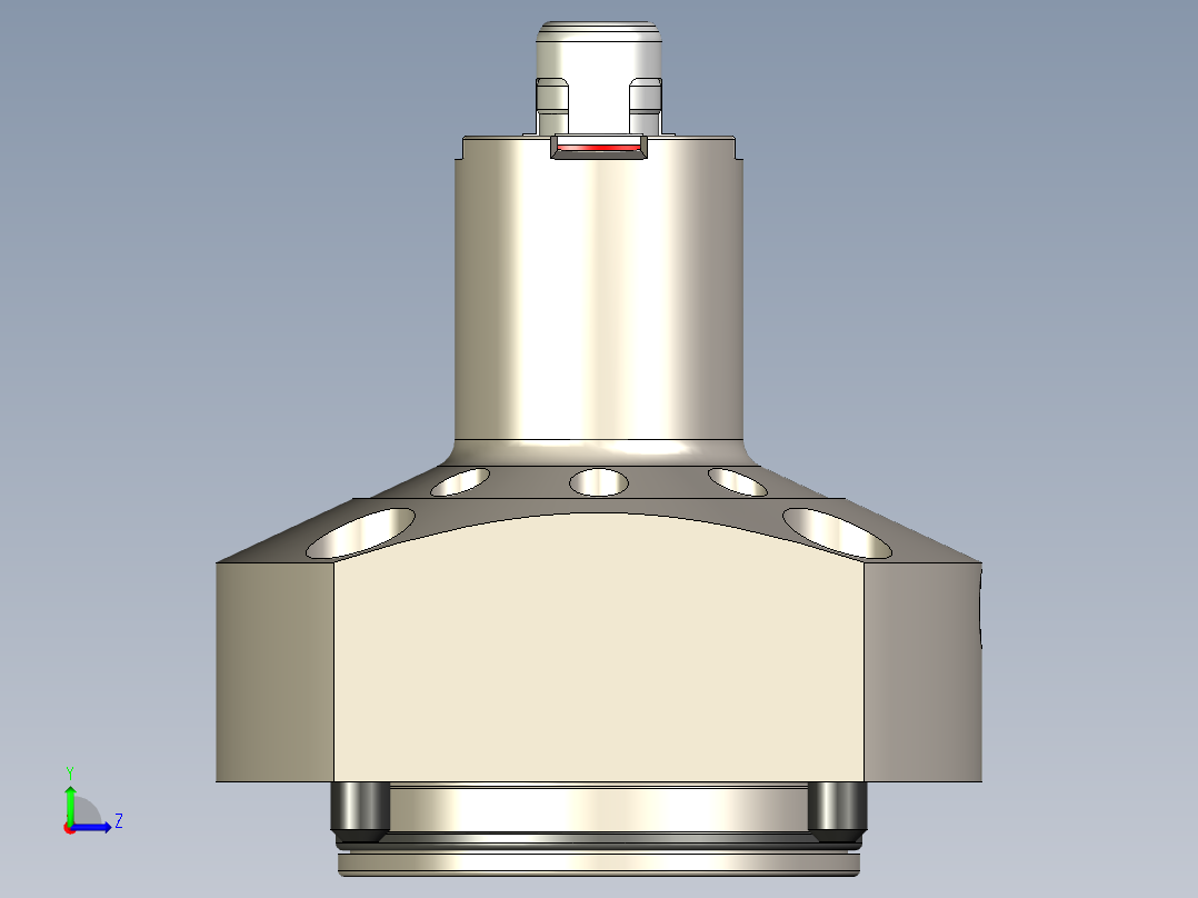 KOSMEKSFA3000-M1A-130-H65多系列多零件图纸模型多系列多零件图纸模型左视图