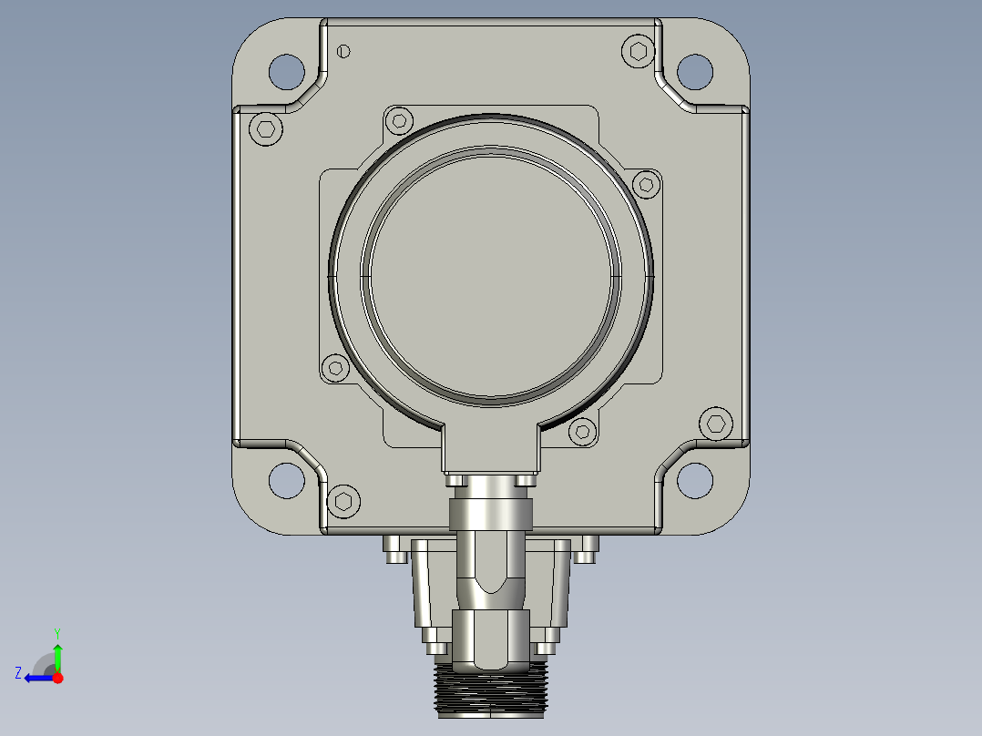 电机MS6G-130TL20B2-41P5右视图
