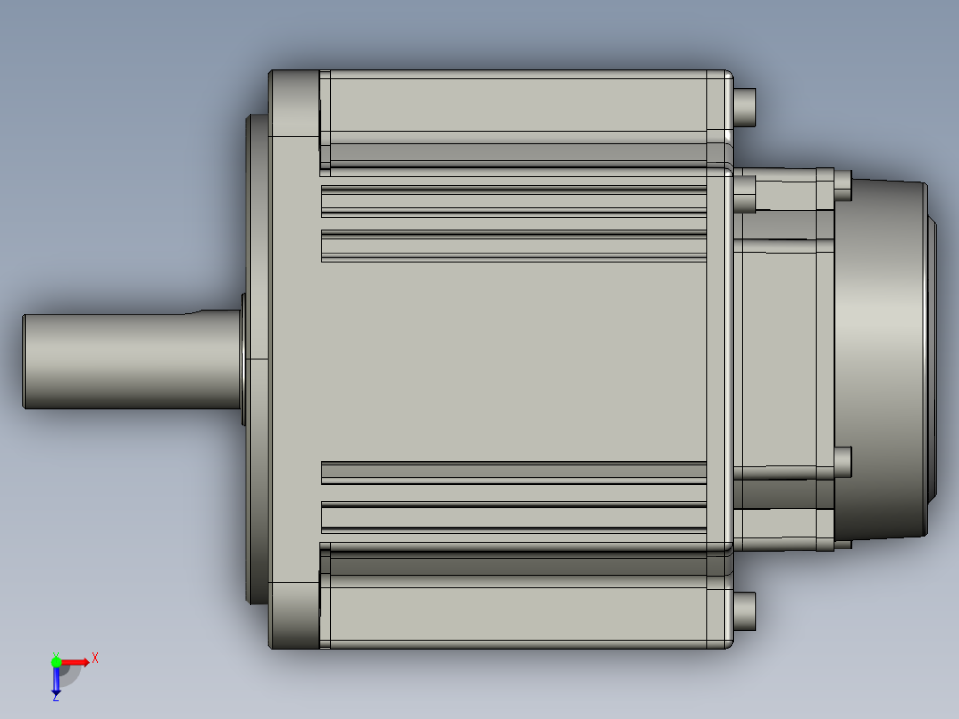 电机MS6G-130TL20B2-41P5俯视图