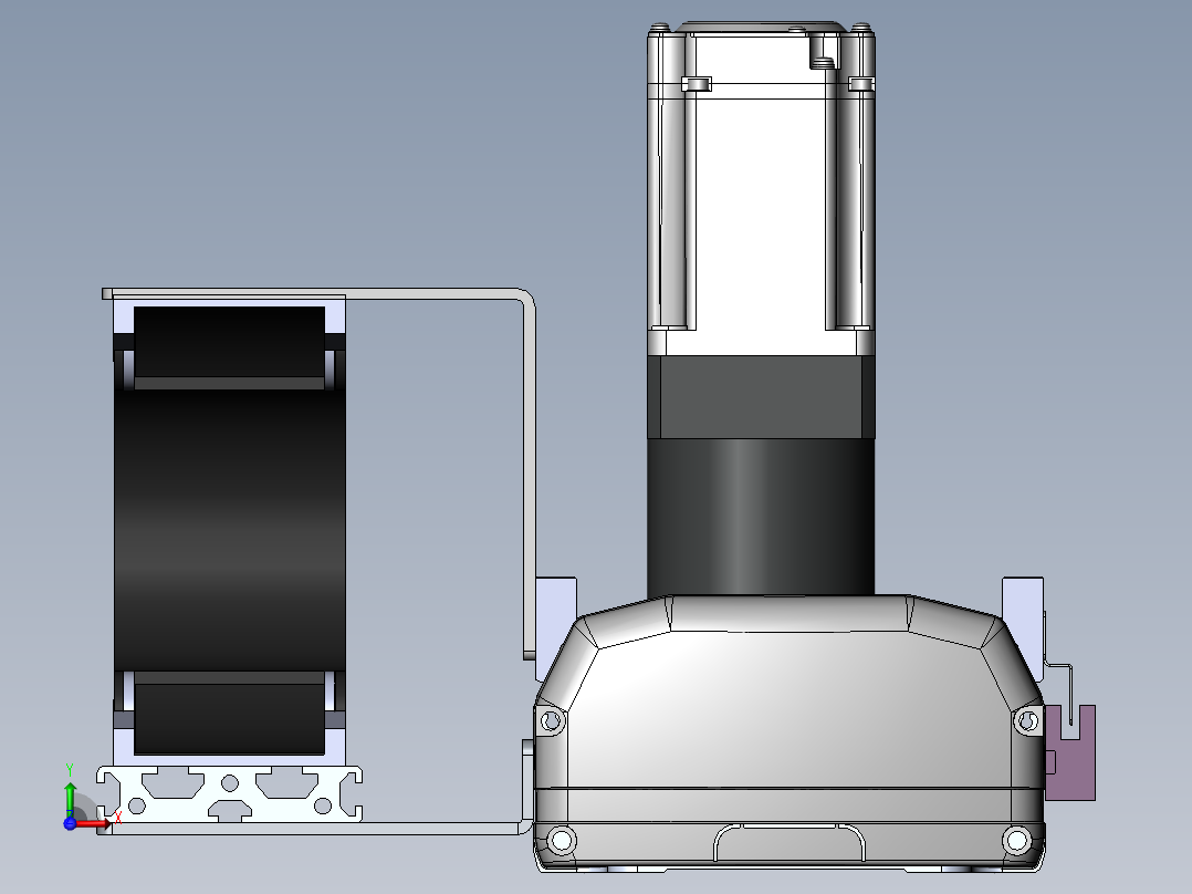 MTM齿轮齿条型MTM14-BC-400W前视图