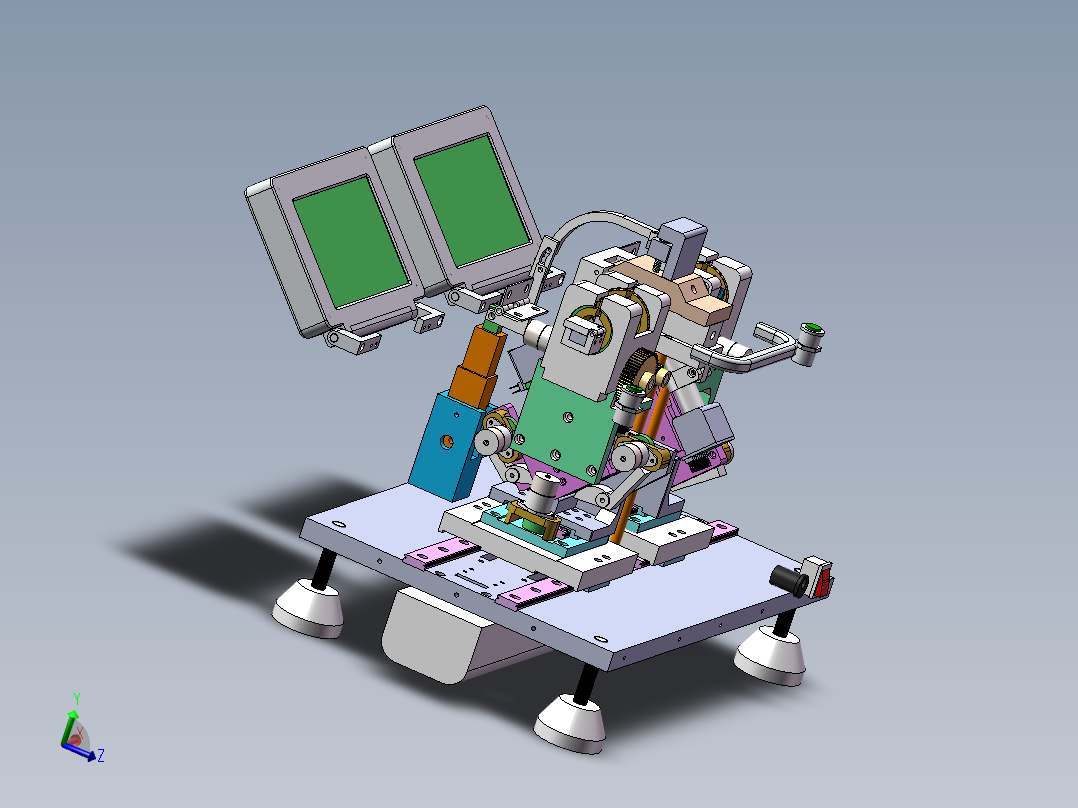 杠杆原理自动对芯焊接sw21可编辑