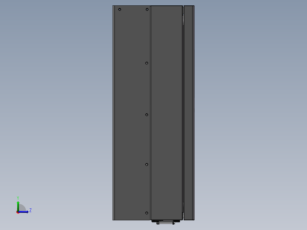 户用双向逆变器sw18左视图