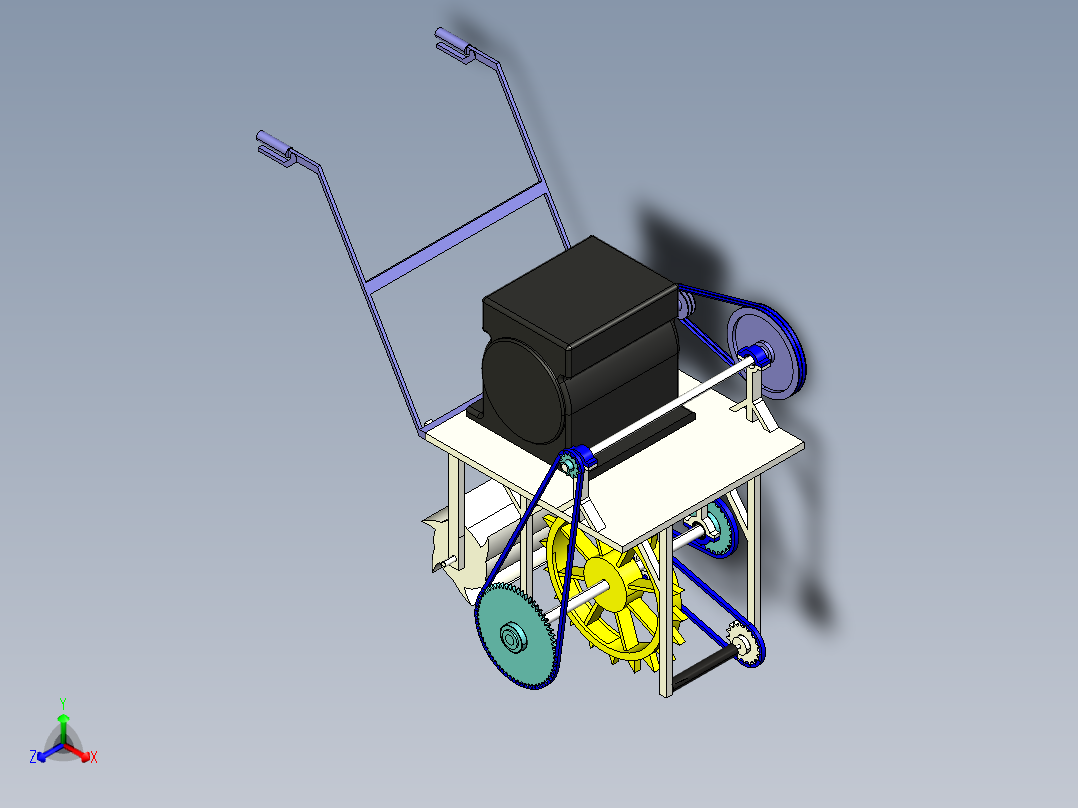 玉米播种机（cero6.0+cad+说明书）