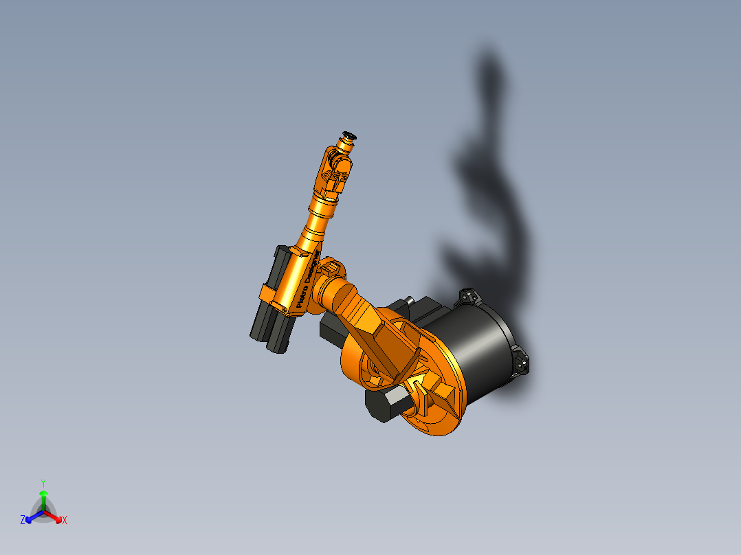 kuka <span style='color: red'>库</span><span style='color: red'>卡</span> kr6<span style='color: red'>机器人</span>外壳模型3D图纸3D模型