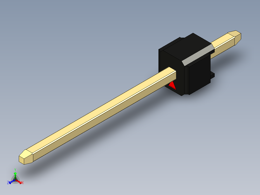 彩色公头100mil（2.54mm）系列-DS1021_black_1x01p_100mil_Type5_rev1.0
