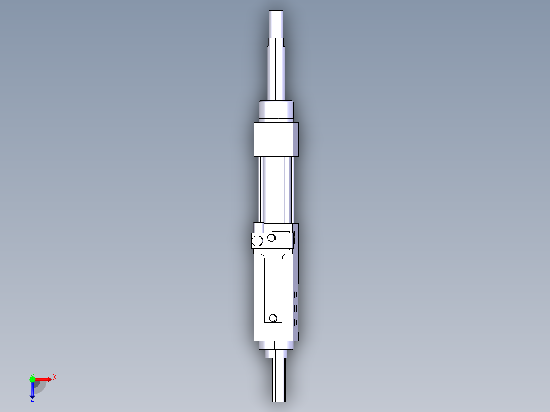 德克斯TUNKERS气缸数模SZK_40_1_A22_Z_TUENKERS俯视图