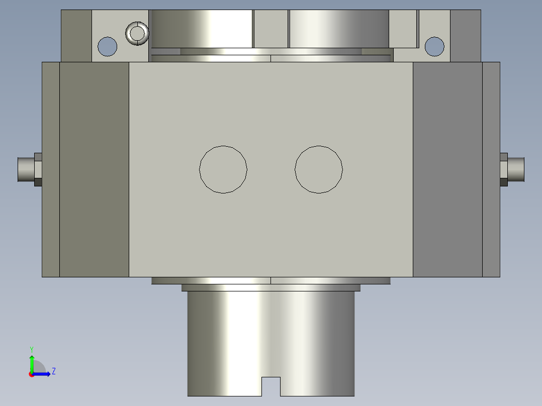 旋转气爪PRC80H-90左视图