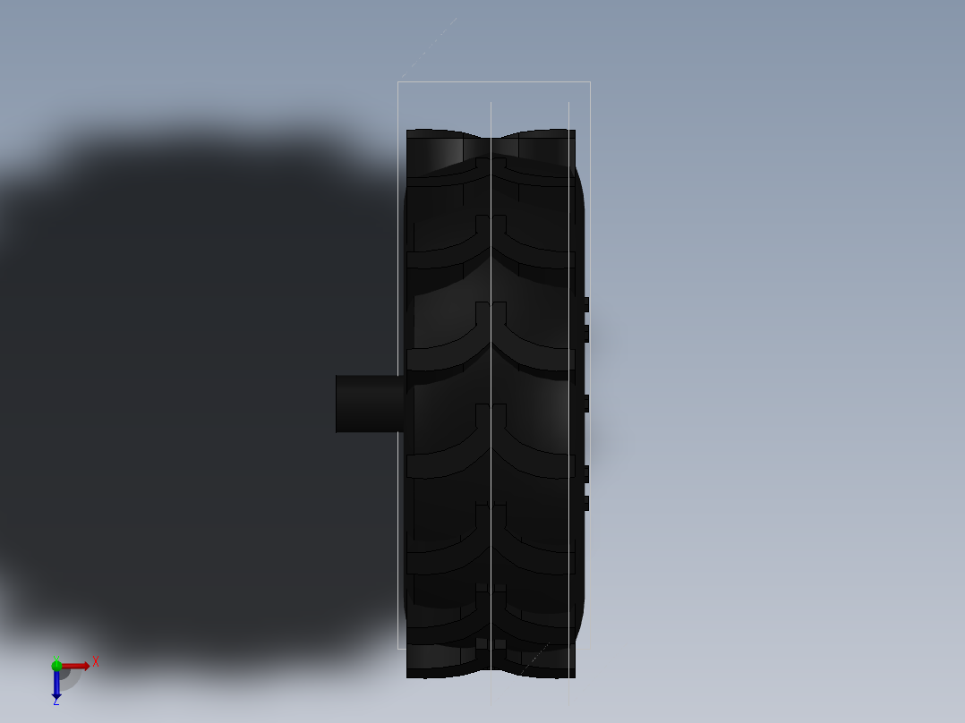 轮式卡车俯视图