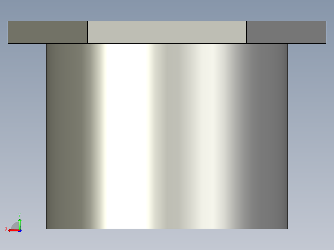 船舶管路系统SeaCor_ReducerBushing_SxSPIG_37J137130_1in x 0.5in后视图